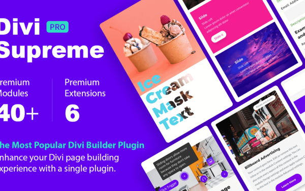 Divi Supreme Pro